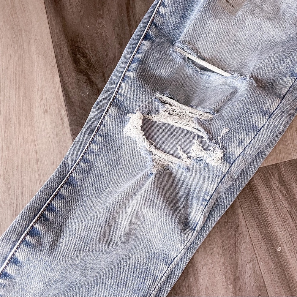 ‼️SOLD‼️ AE Light Blue Hi-Rise Jegging - Picture 4 of 10